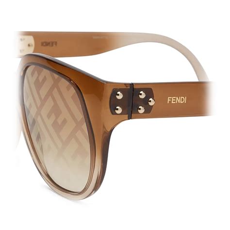 fendi oversize sunglasses|fendi round 52mm sunglasses.